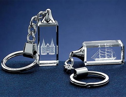 Cristal porte-clés, Crystal porte-clés, porte-clés en verre, porte-clés  LED, cadeaux en cristal de promotion, laser 3D en cristal Porte-clés, gravé  Porte-clés